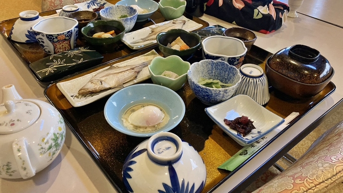 【朝食付】家庭的な手作り和朝食は一日のエネルギー！天然かけ流しのさぎの湯温泉、24時間入浴OK☆